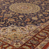 Handmade Oriental Qum wool and silk rug - 309276